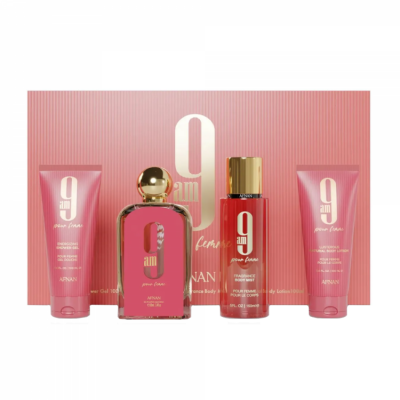 Набор парфюмерии Afnan 9AM Pour Femme 4 в 1 (ОАЭ)