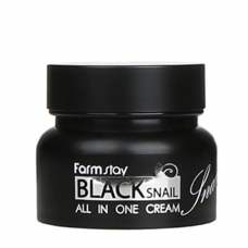 Крем c экстрактом черной улитки Farm Stay Black Snail All in One Cream для лица