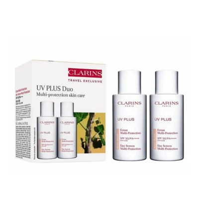 Косметический набор для лица Clarins UV Plus SPF50 Duo Rosy Glow из 2 кремов