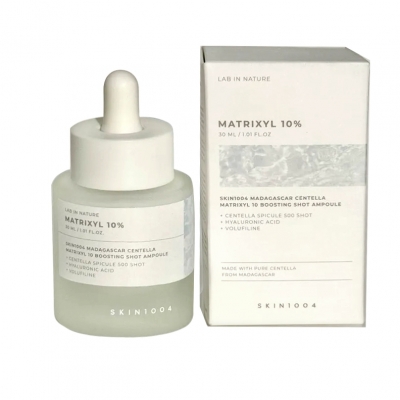 Бустер SKIN1004 Madagascar Centella Matrixyl 10 Boosting Shot Ampoule для лица