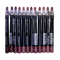 Косметический карандаш для губ Kiko Long Lasting Colour с точилкой 12 шт