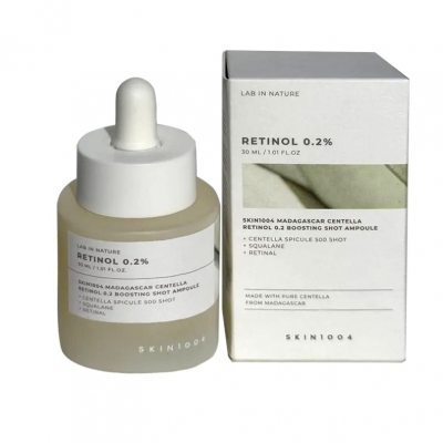Бустер SKIN1004 Madagascar Centella Retinol 0.2 Boosting Shot Ampoule для лица