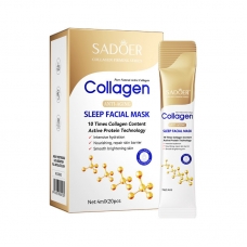 Маска для лица Sadoer Collagen Anti Aging Sleep Facial Mask ночная (20 шт)