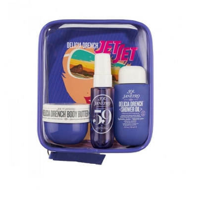 Подарочный набор Sol de Janeiro Delicia Drench Jet Set Set 3 в 1