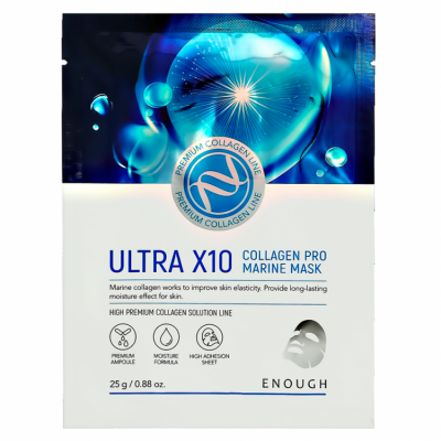 Маска Enough Ultra X10 Collagen Pro для лица