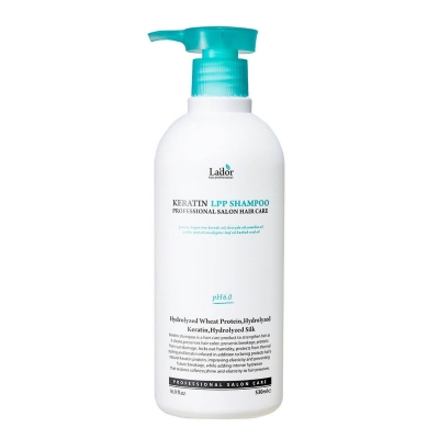 Бессульфатный шампунь Lador Keratin Lpp Shampoo pH6.0 530 мл