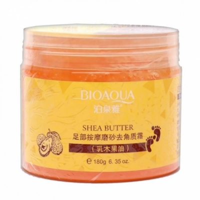 Скраб для ног Bioaqua Shea Butter с натуральными маслами
