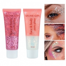 Глиттер гель Seline Girl Face And Body Glitter Party Глиттер гель Seline Girl Face And Body Glitter Party