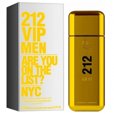 Туалетная вода Carolina Herrera 212 VIP Men Gold мужская