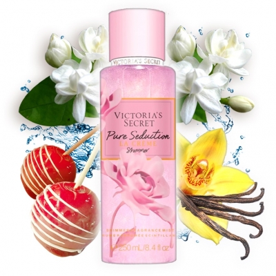 Парфюмированный спрей для тела Victoria's Secret Pure Seduction La Crème Shimmer