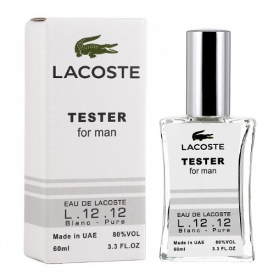 Тестер Lacoste Eau De Lacoste L.12.12 Blanc Pure мужской 60 ml