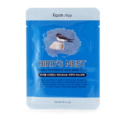 Маска Farm Stay Visible Difference Bird's Nest Aqua Mask Pack для лица
