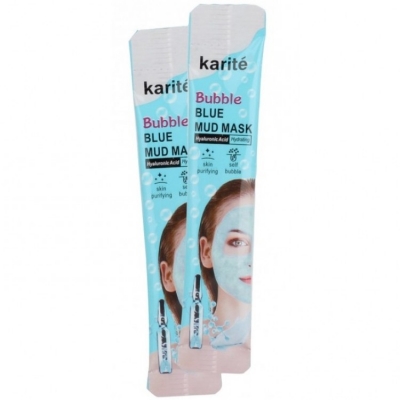 Маска для лица Karite Bubble Blue Mud Mask 1 шт