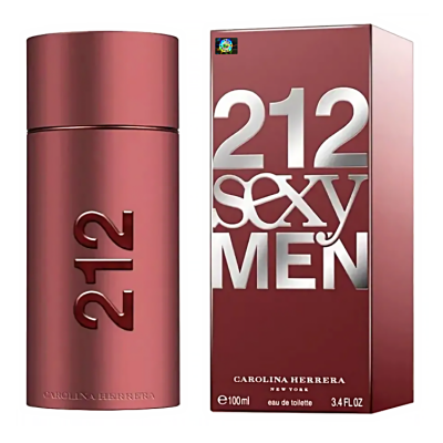 Туалетная вода Carolina Herrera 212 Sexy Men мужская (Euro A-Plus качество Luxe)