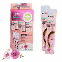 Маска для лица Karite Bubble Pink Mud Mask (10 шт)