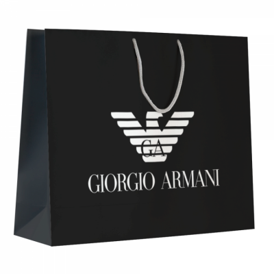 Пакет подарочный Giorgio Armani 25*35 широкий