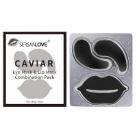 Набор SersanLove Caviar (патчи для глаз + для губ) 10 шт