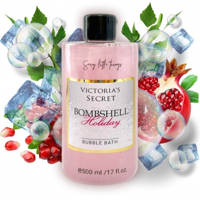 Парфюмированная пена для ванны Victoria's Secret Bombshell Holiday с шиммером