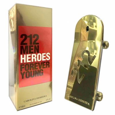 Туалетная вода Carolina Herrera 212 Men Heroes Forever Young Gold мужская