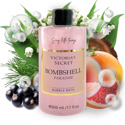 Парфюмированная пена для ванны Victoria's Secret Bombshell Paradise с шиммером