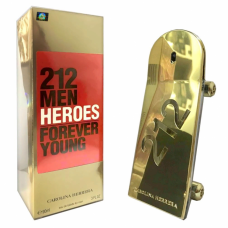 Туалетная вода Carolina Herrera 212 Men Heroes Forever Young Gold (Евро качество) мужская
